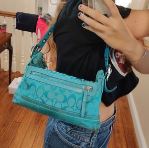 Coach vintage authentic blue 2000s satchel